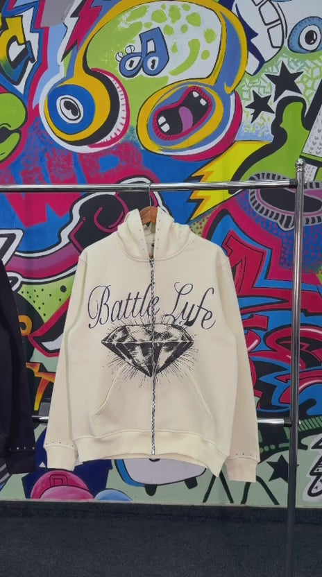 Battle Lyfe:Pressure Makes Diamonds Hoodie